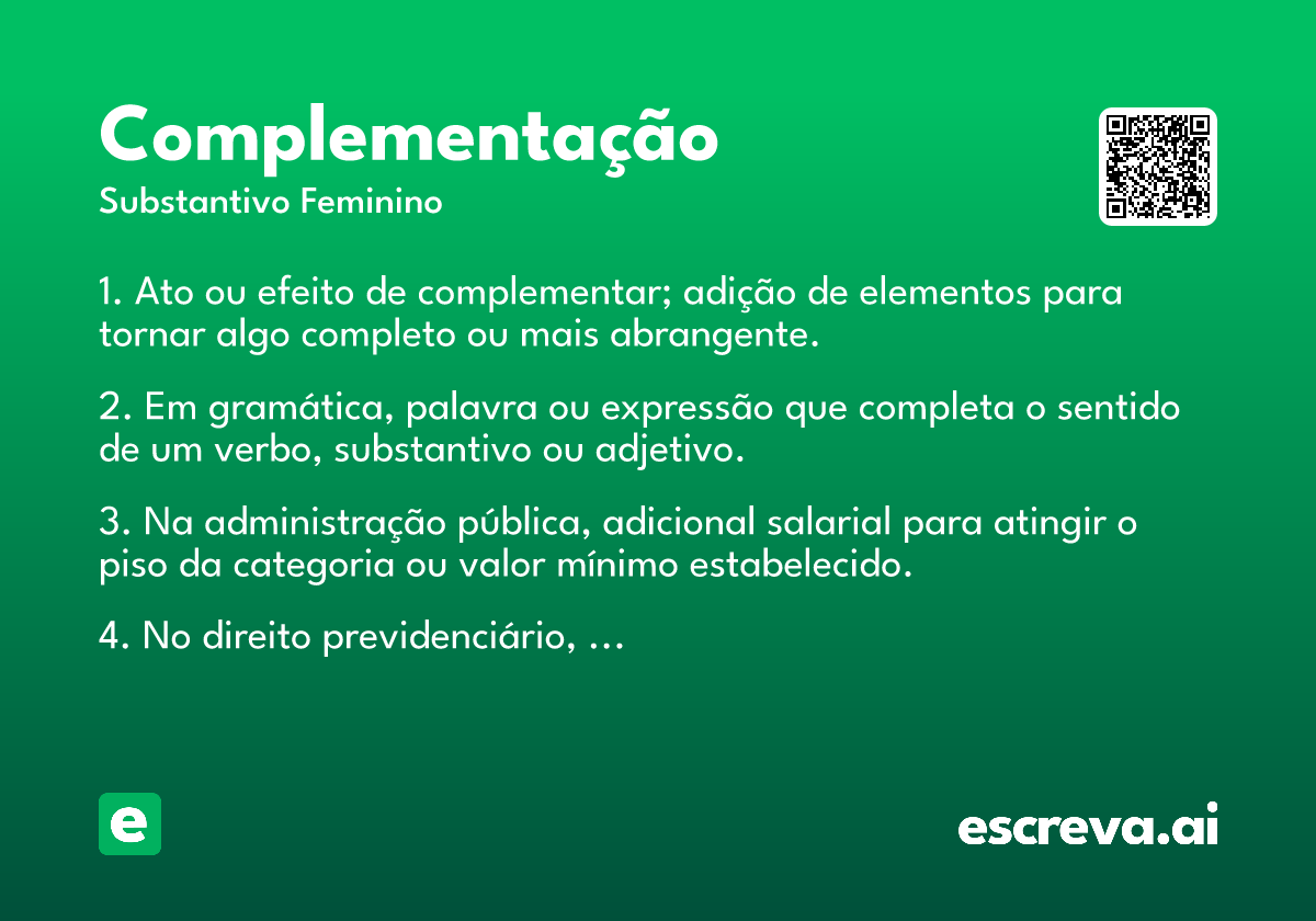 complementação