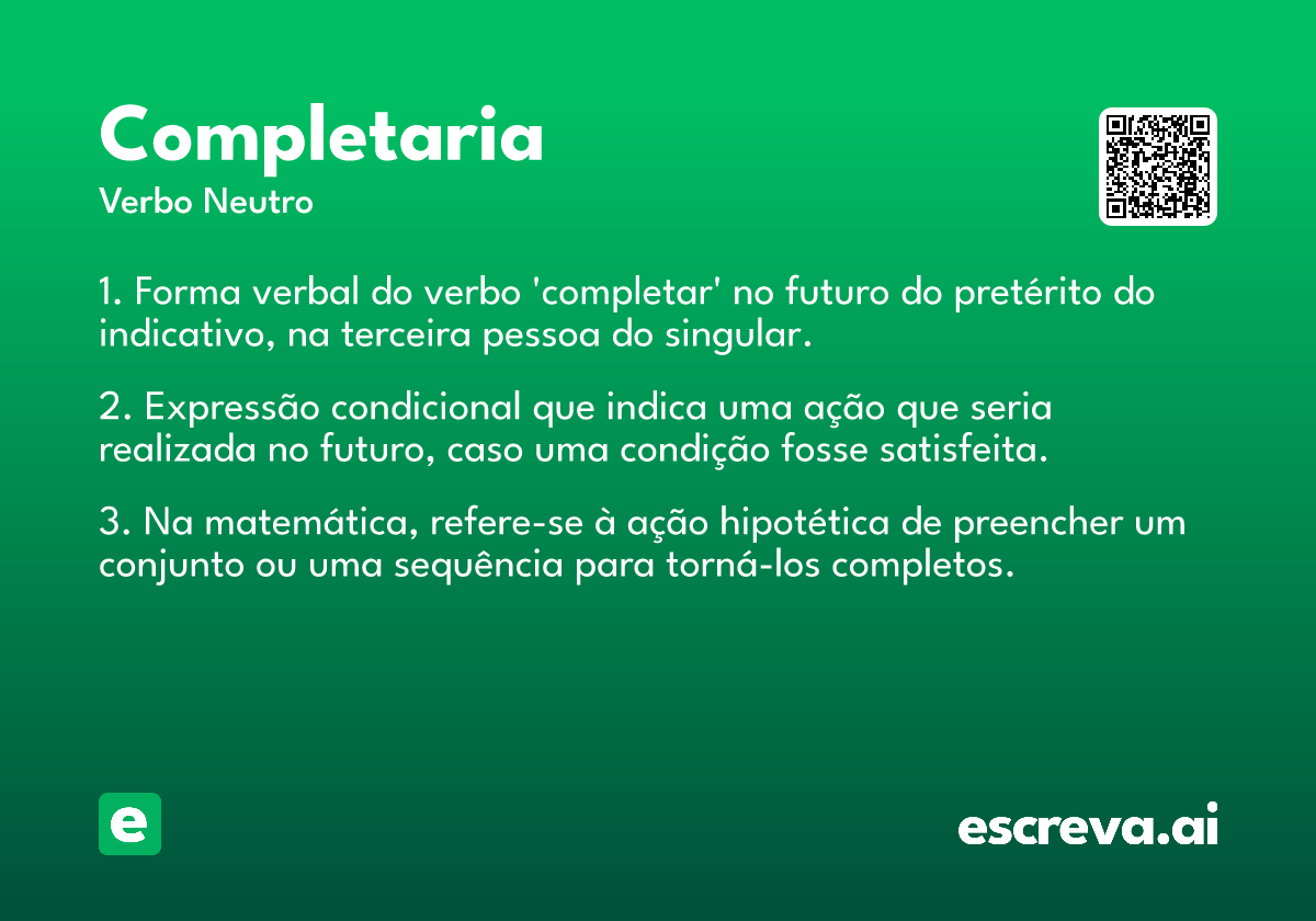 completaria
