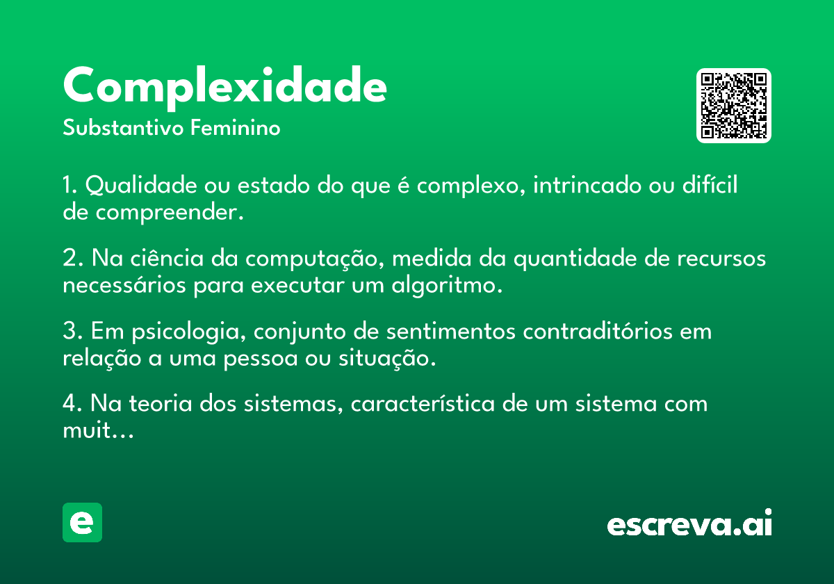 complexidade