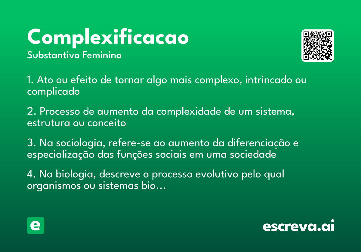 complexificacao
