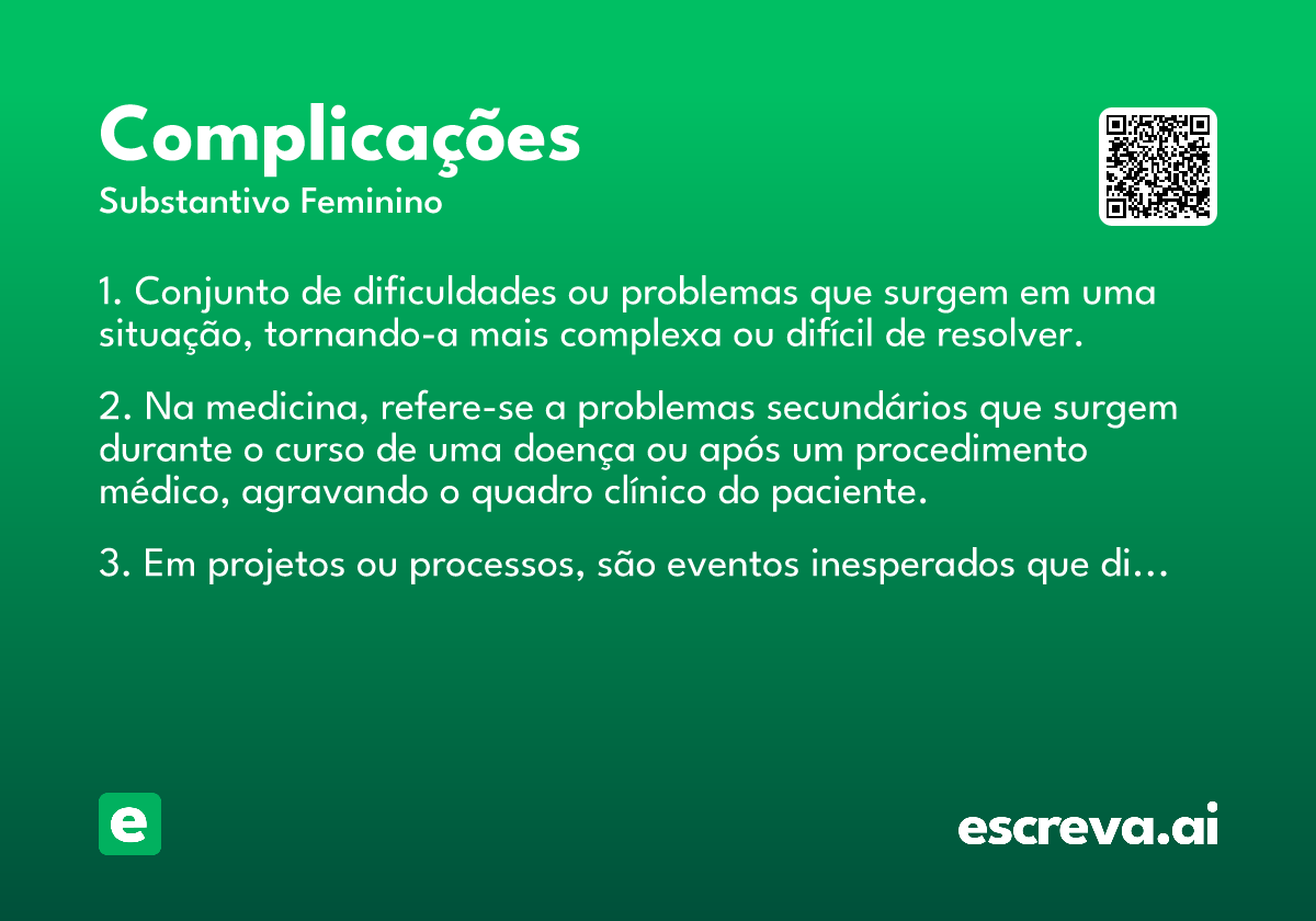 complicações