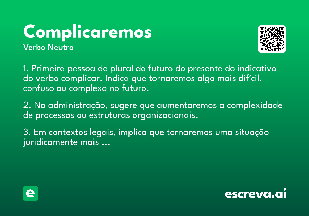 complicaremos