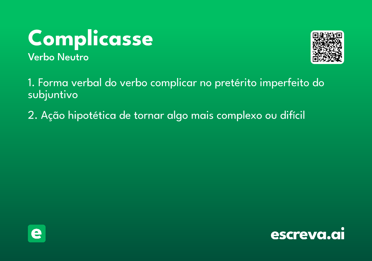 complicasse