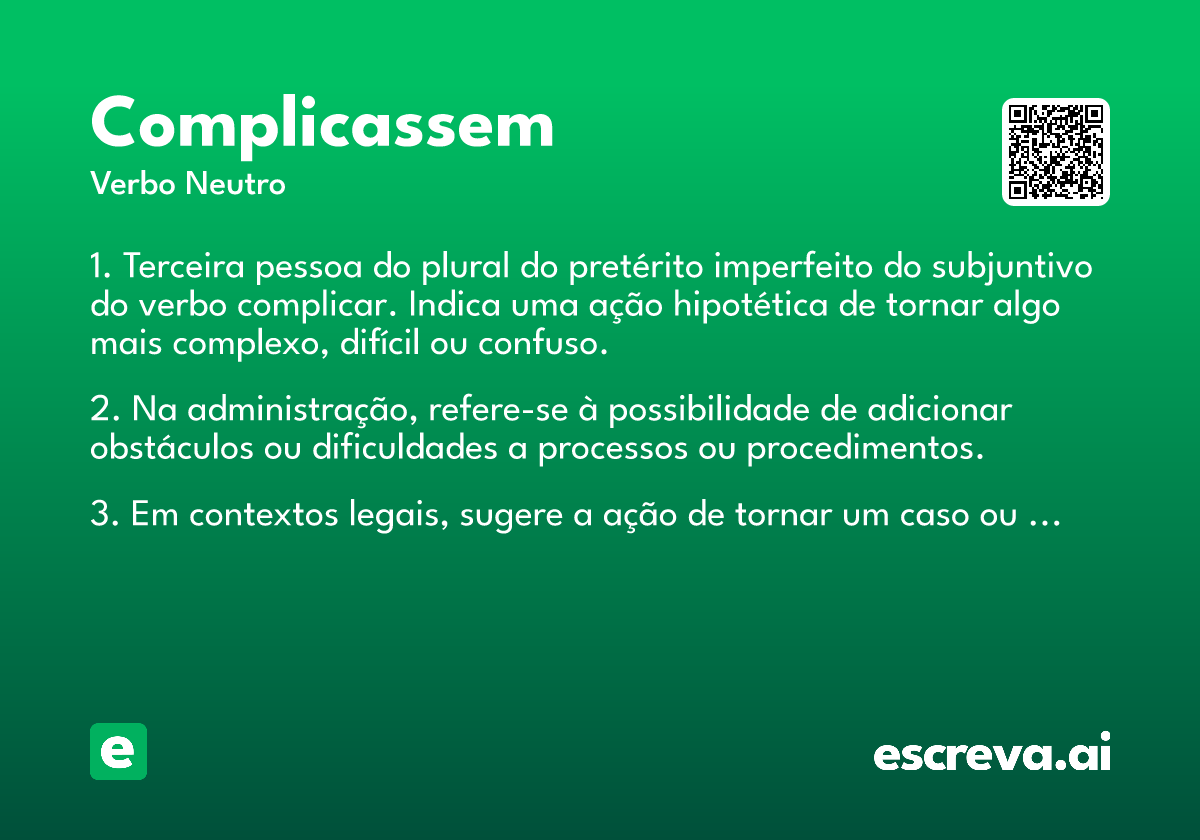 complicassem