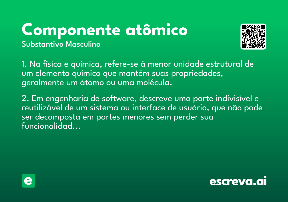componente atômico