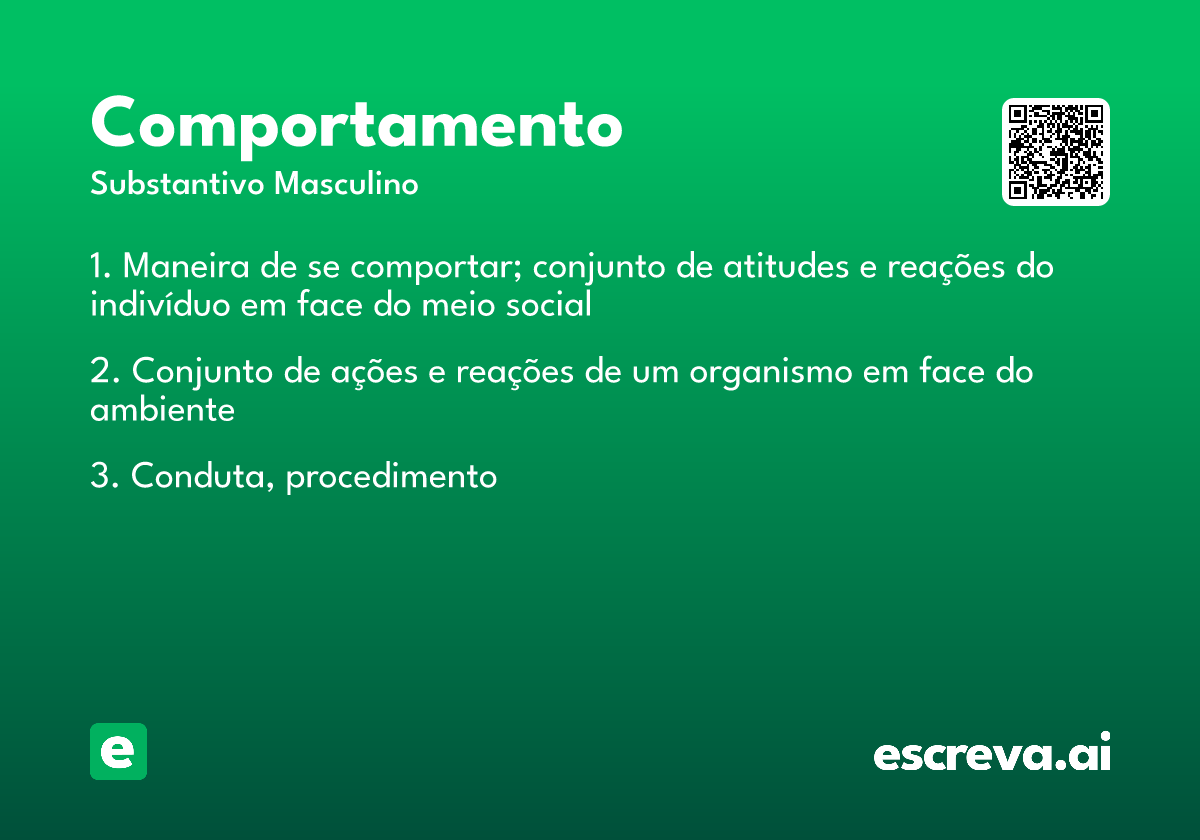 comportamento