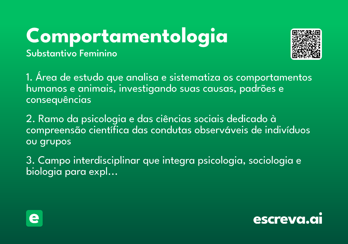 comportamentologia