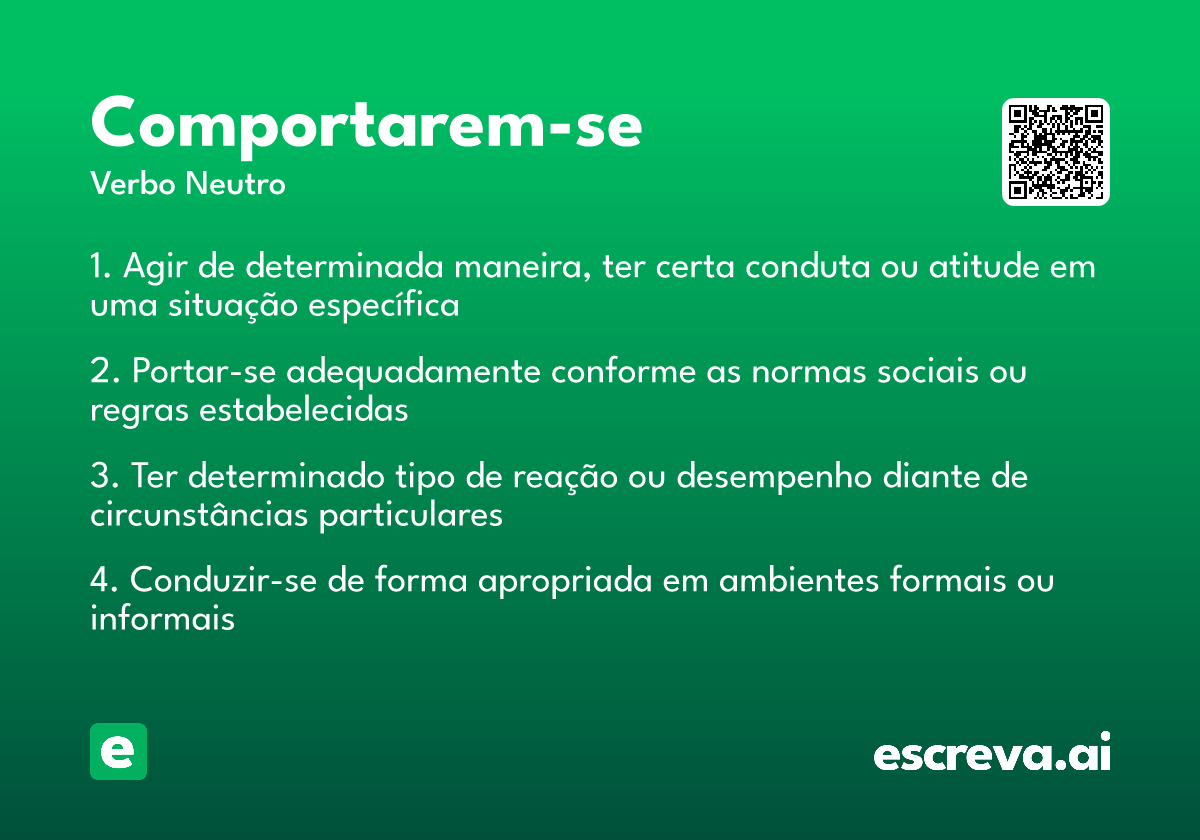 comportarem-se