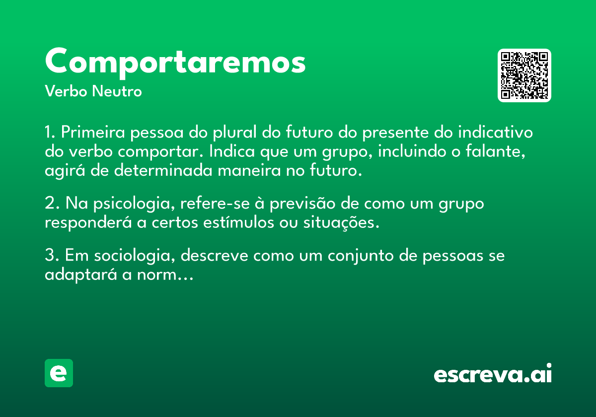 comportaremos