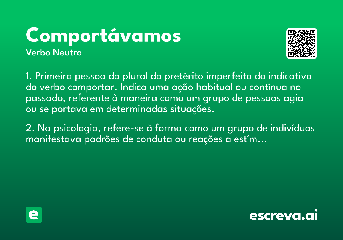 comportávamos