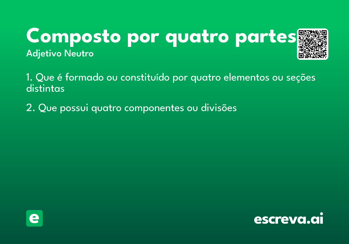 composto por quatro partes