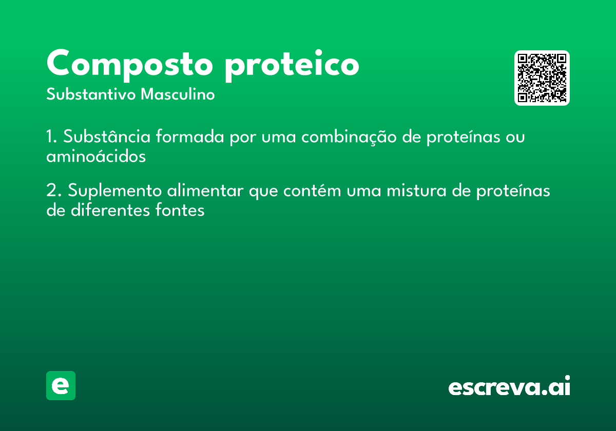 composto proteico