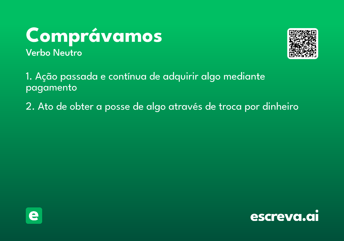 comprávamos