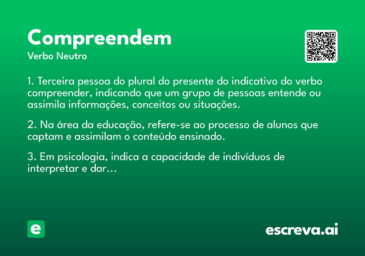 compreendem