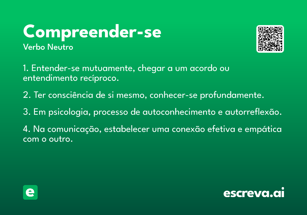 compreender-se