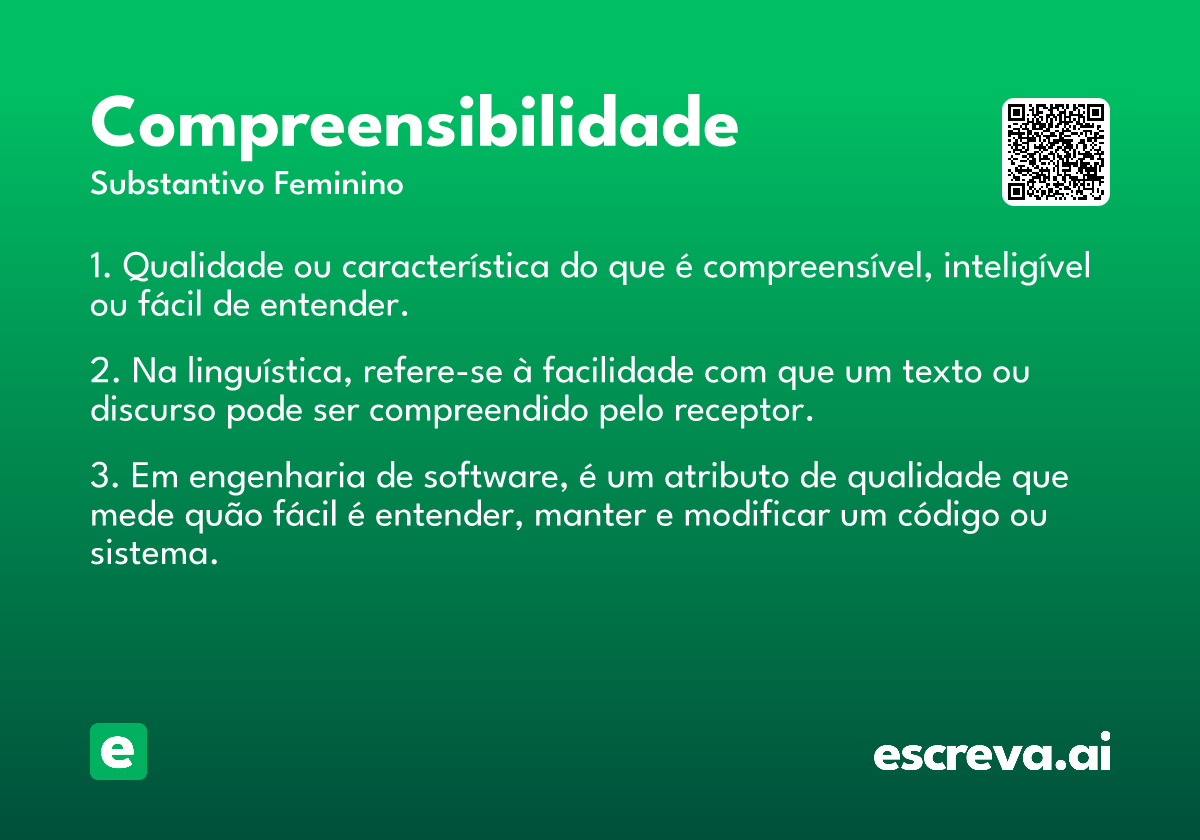 compreensibilidade