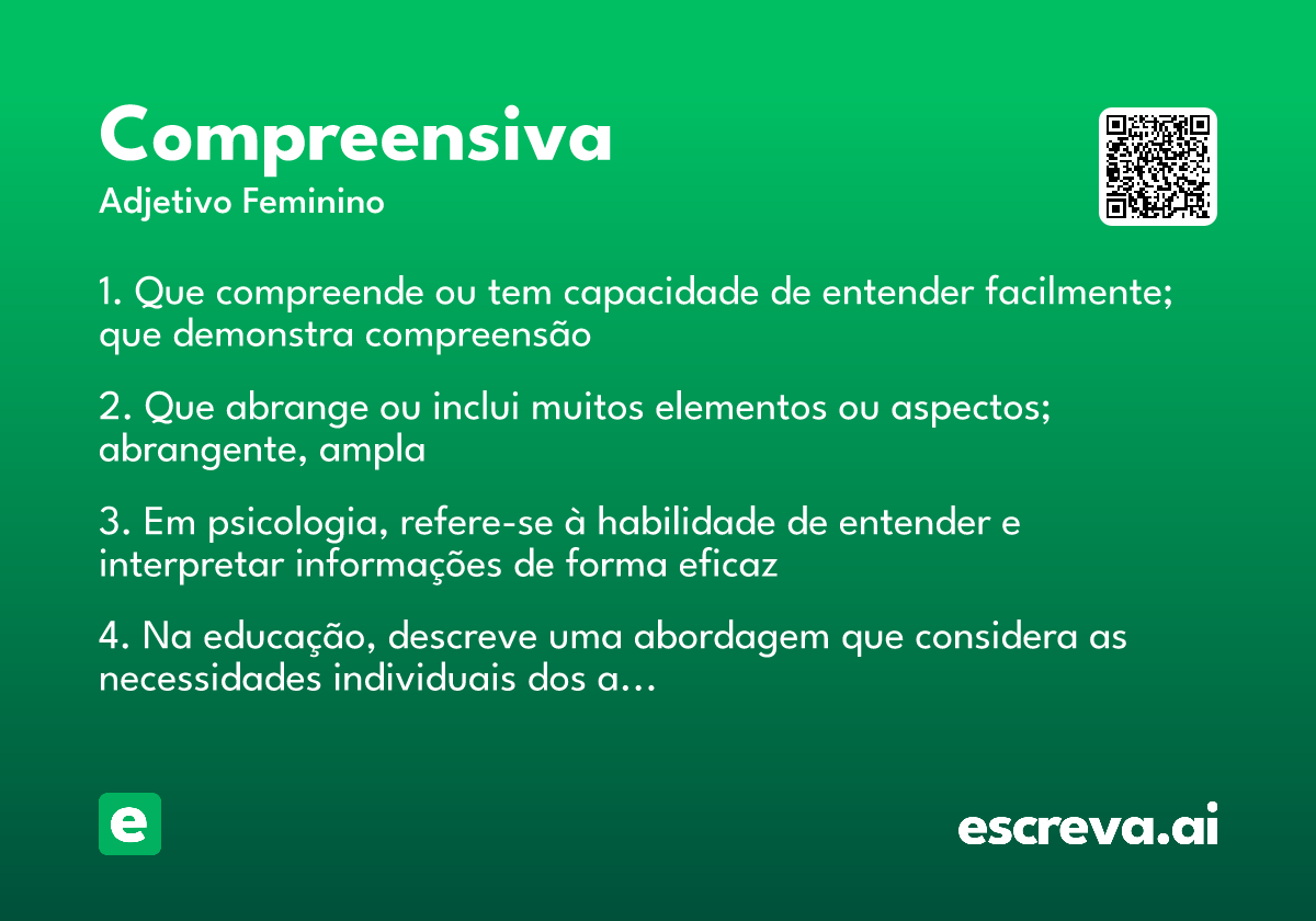 compreensiva