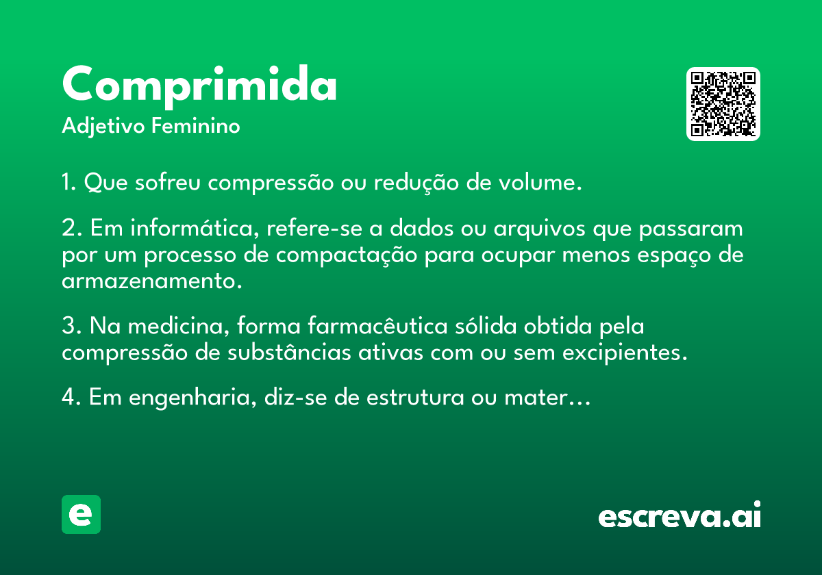 comprimida