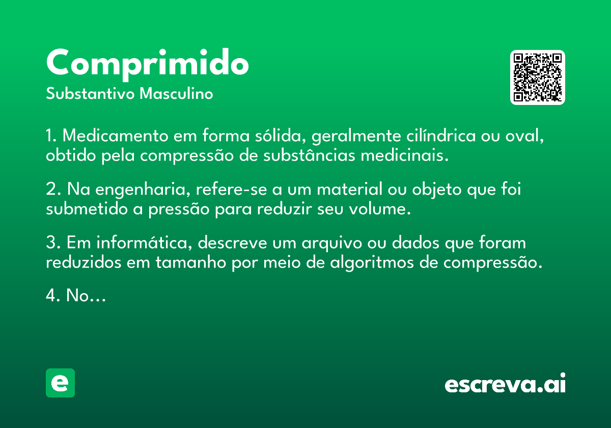comprimido
