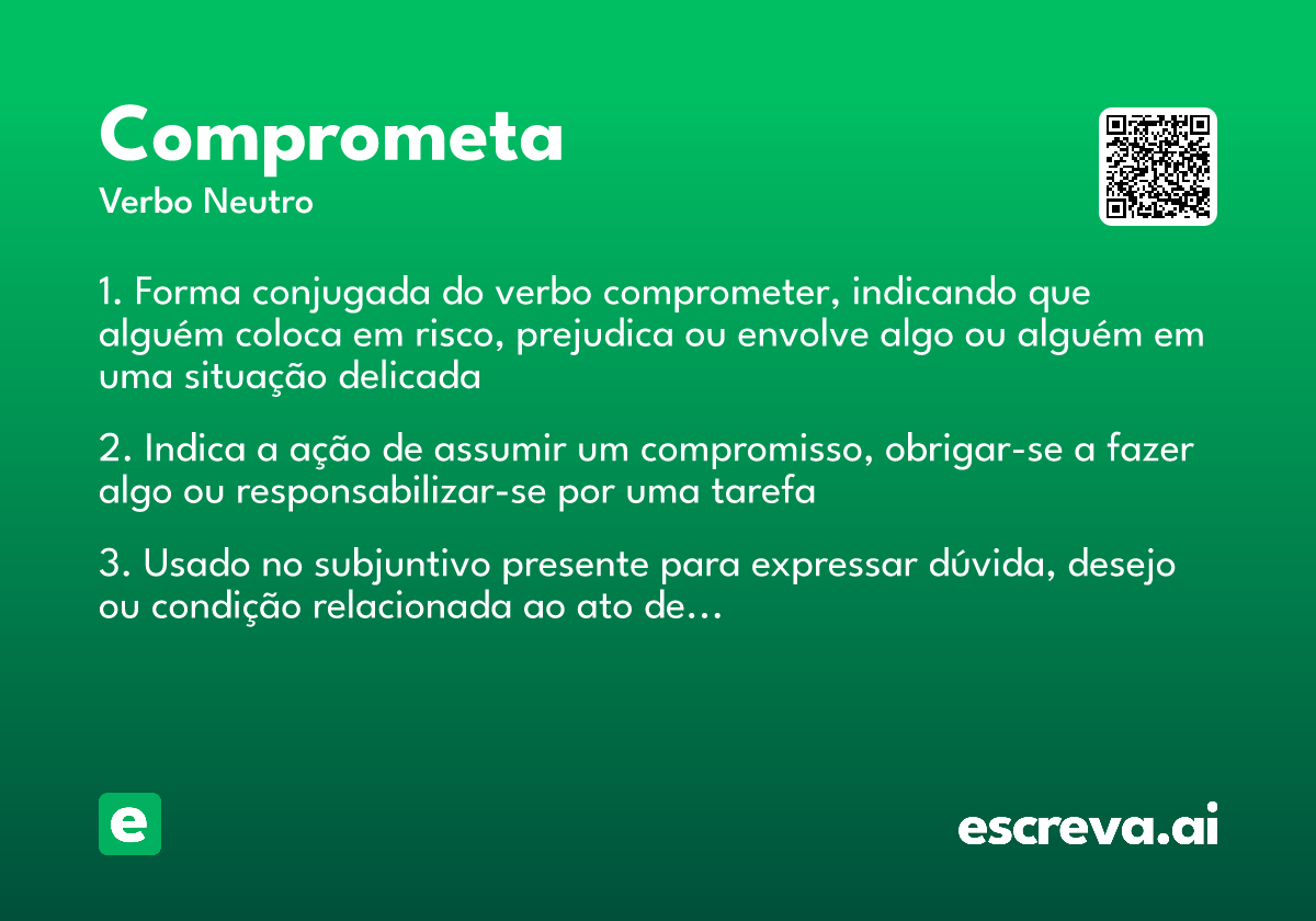 comprometa