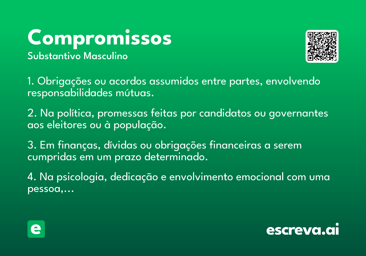 compromissos