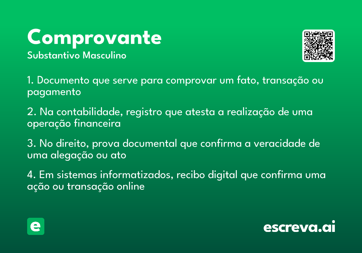 comprovante