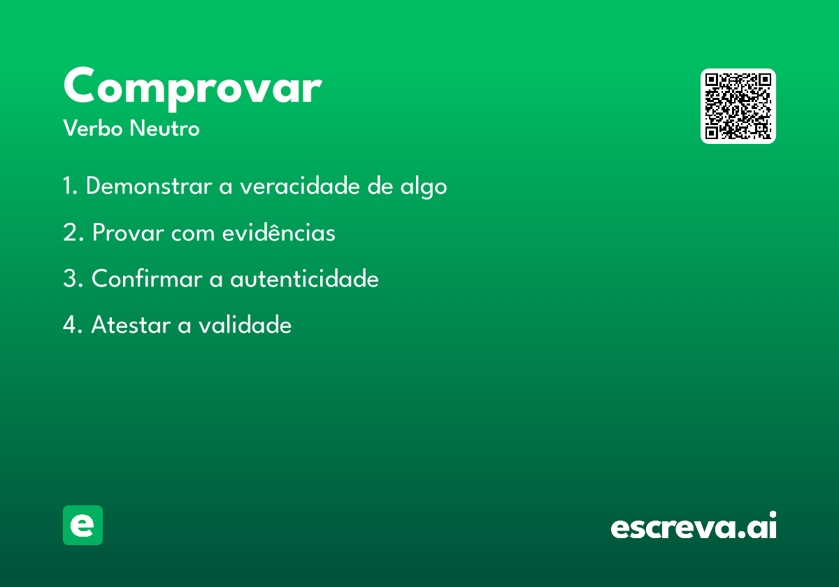comprovar
