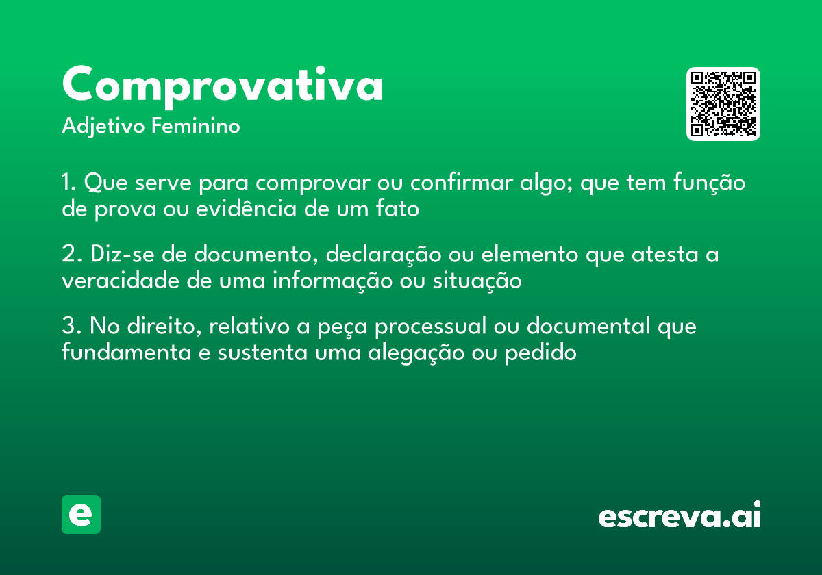 comprovativa