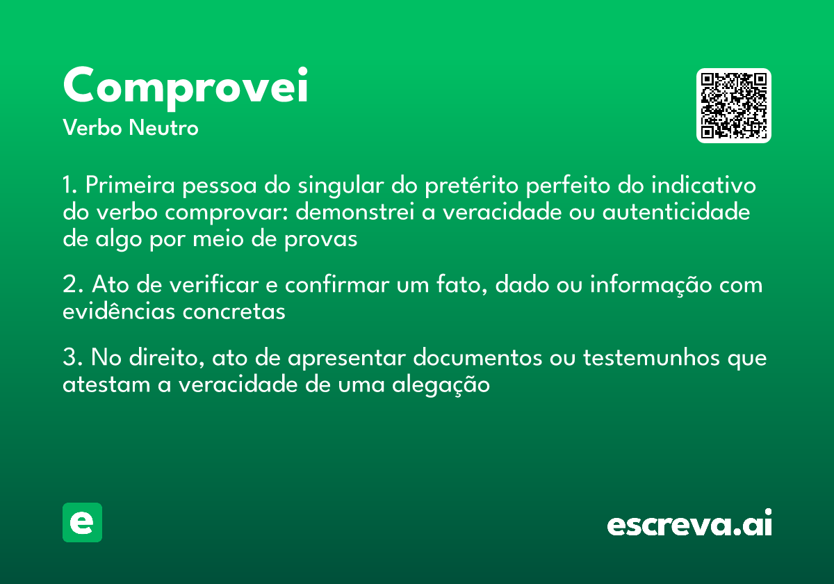 comprovei