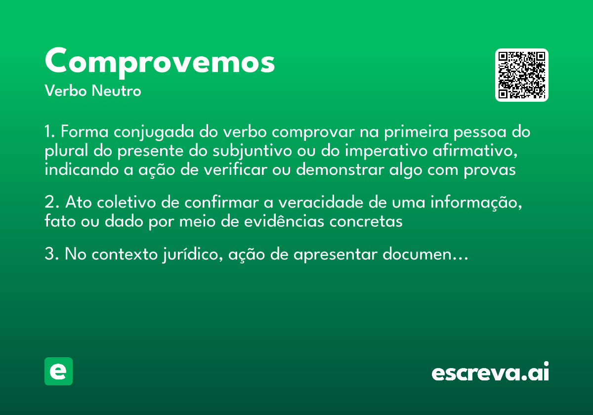 comprovemos