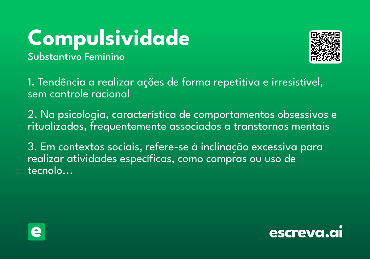 compulsividade