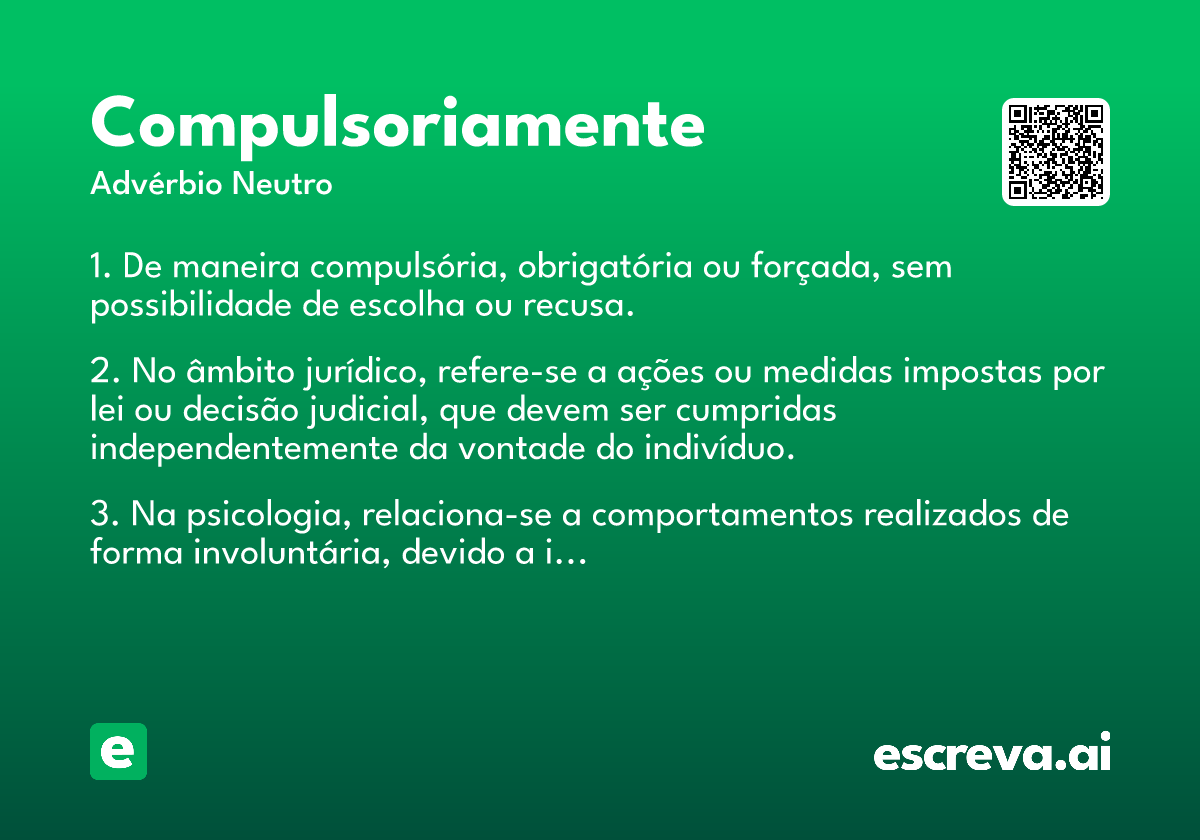 compulsoriamente