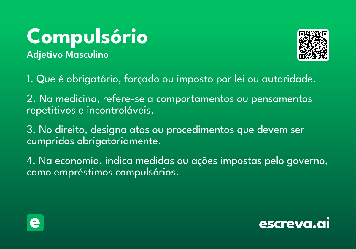 compulsório