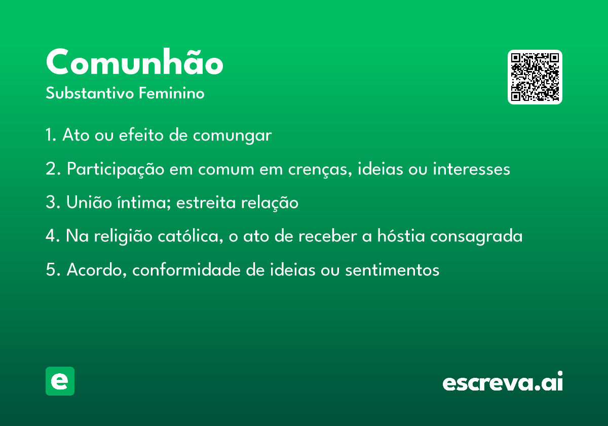 comunhão