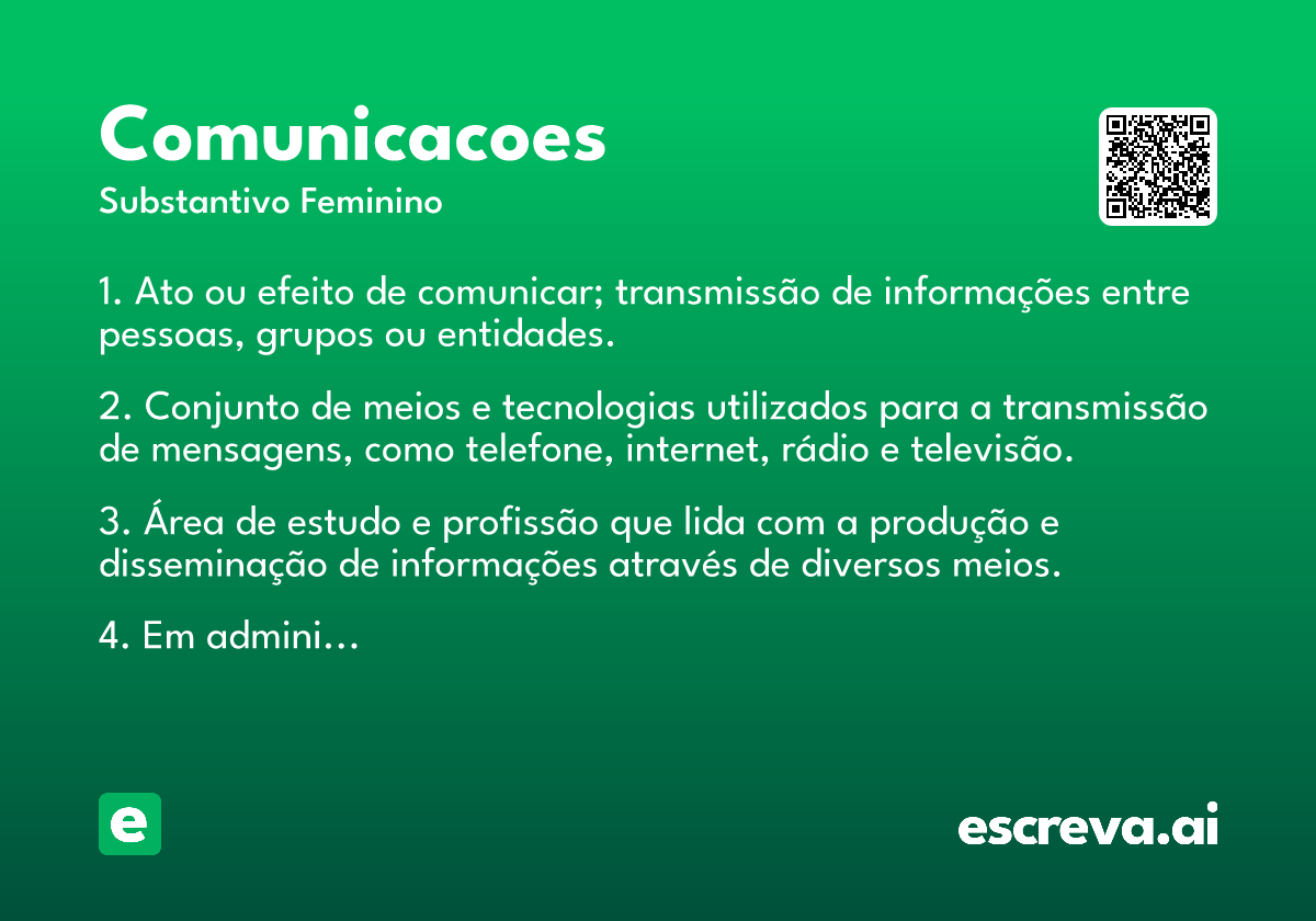 comunicacoes