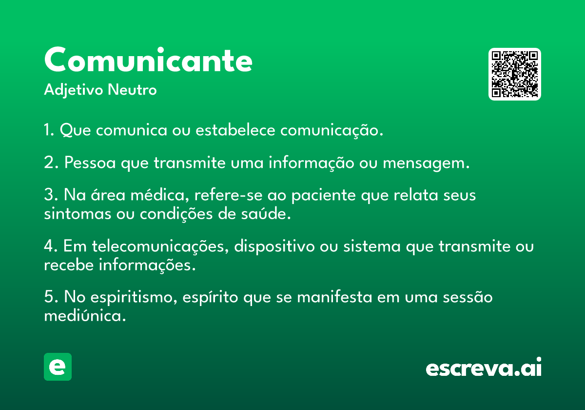 comunicante