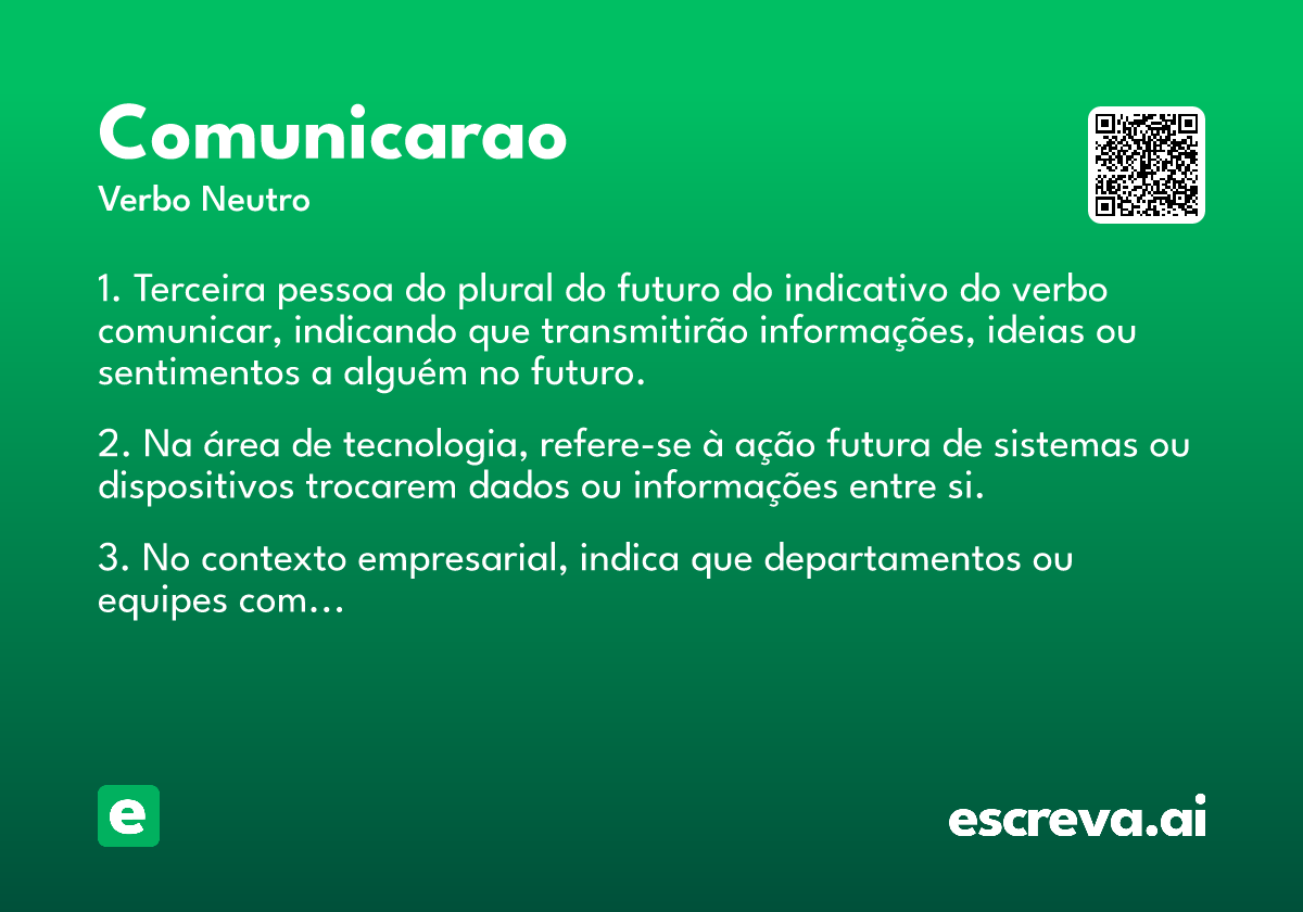 comunicarao