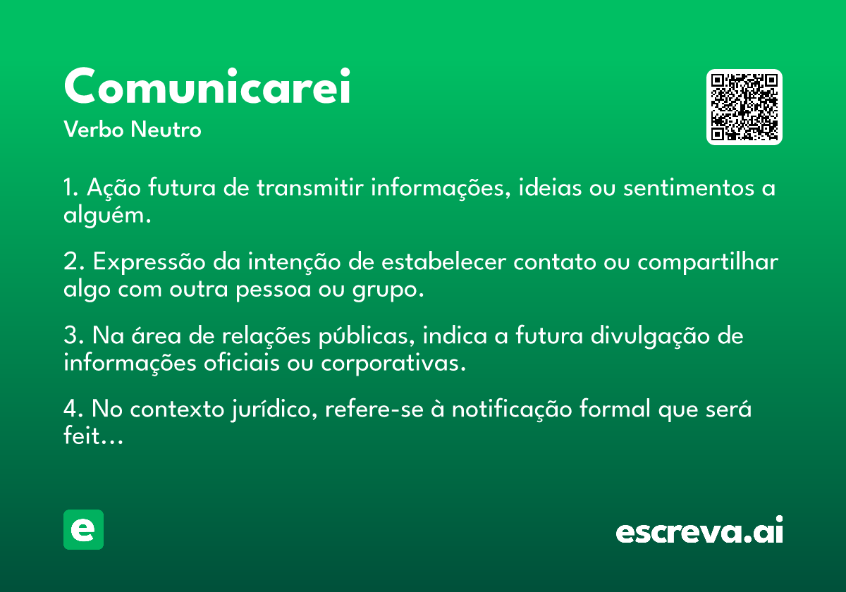 comunicarei
