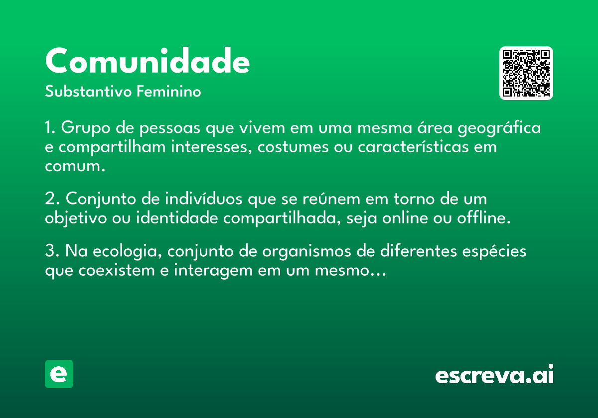 comunidade