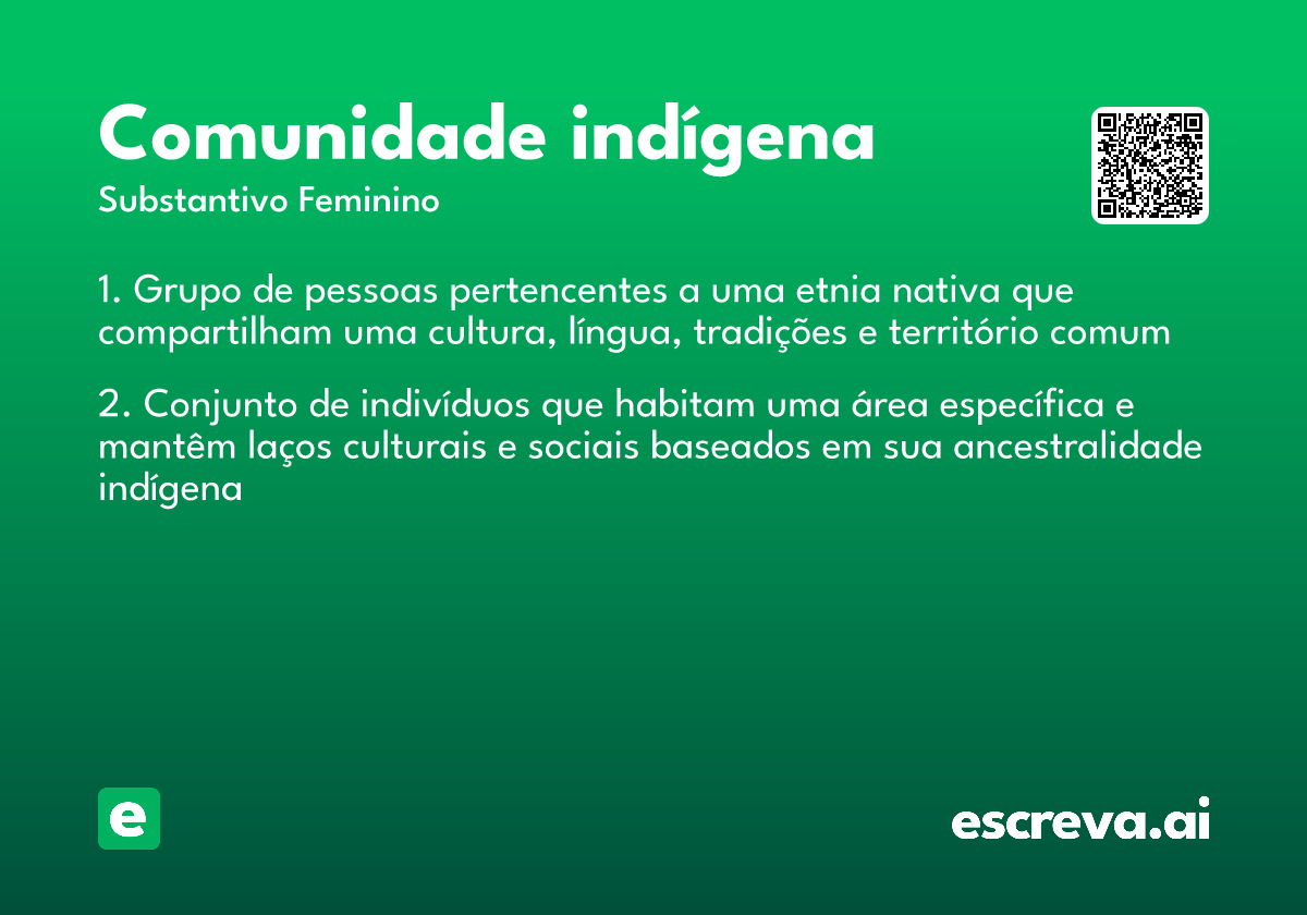 comunidade indígena