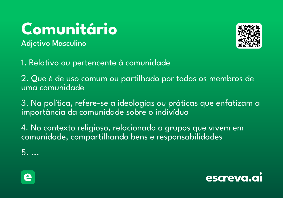 comunitário