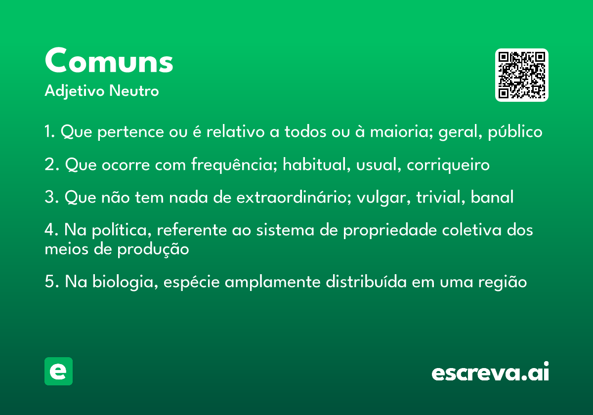 comuns