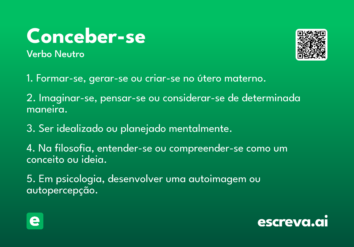 conceber-se