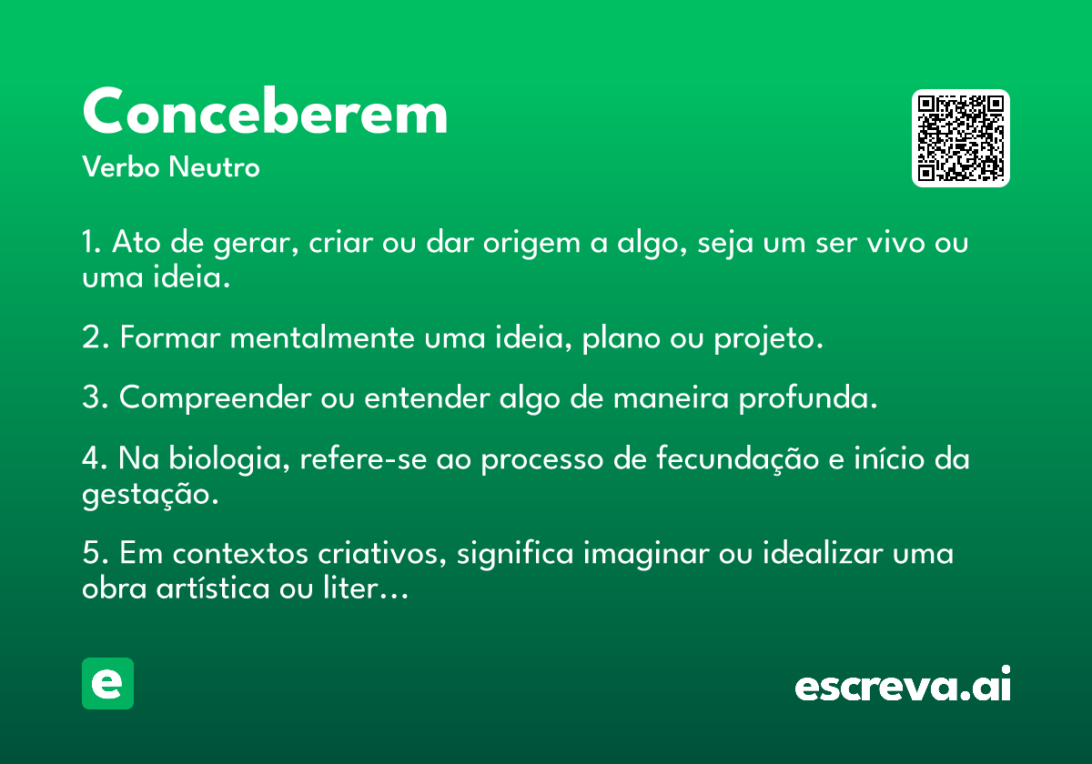 conceberem