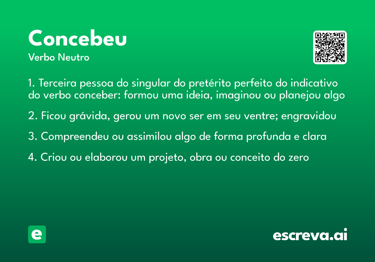 concebeu