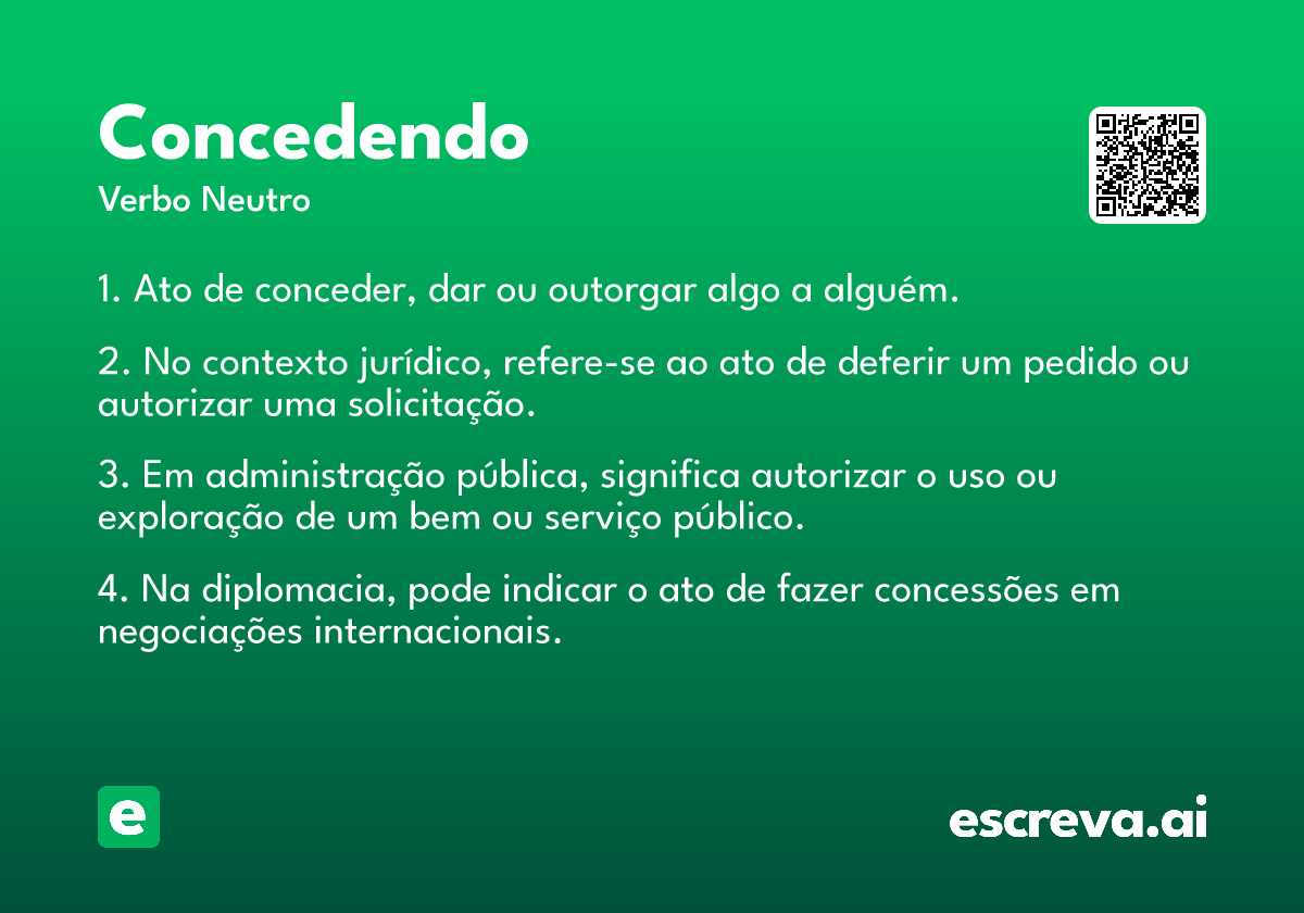 concedendo