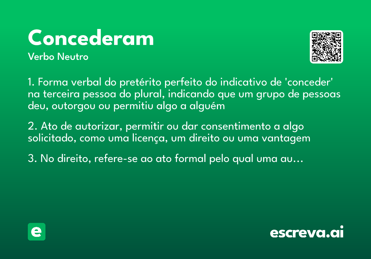concederam