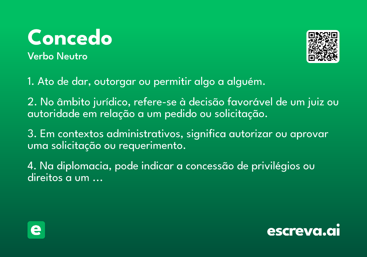 concedo