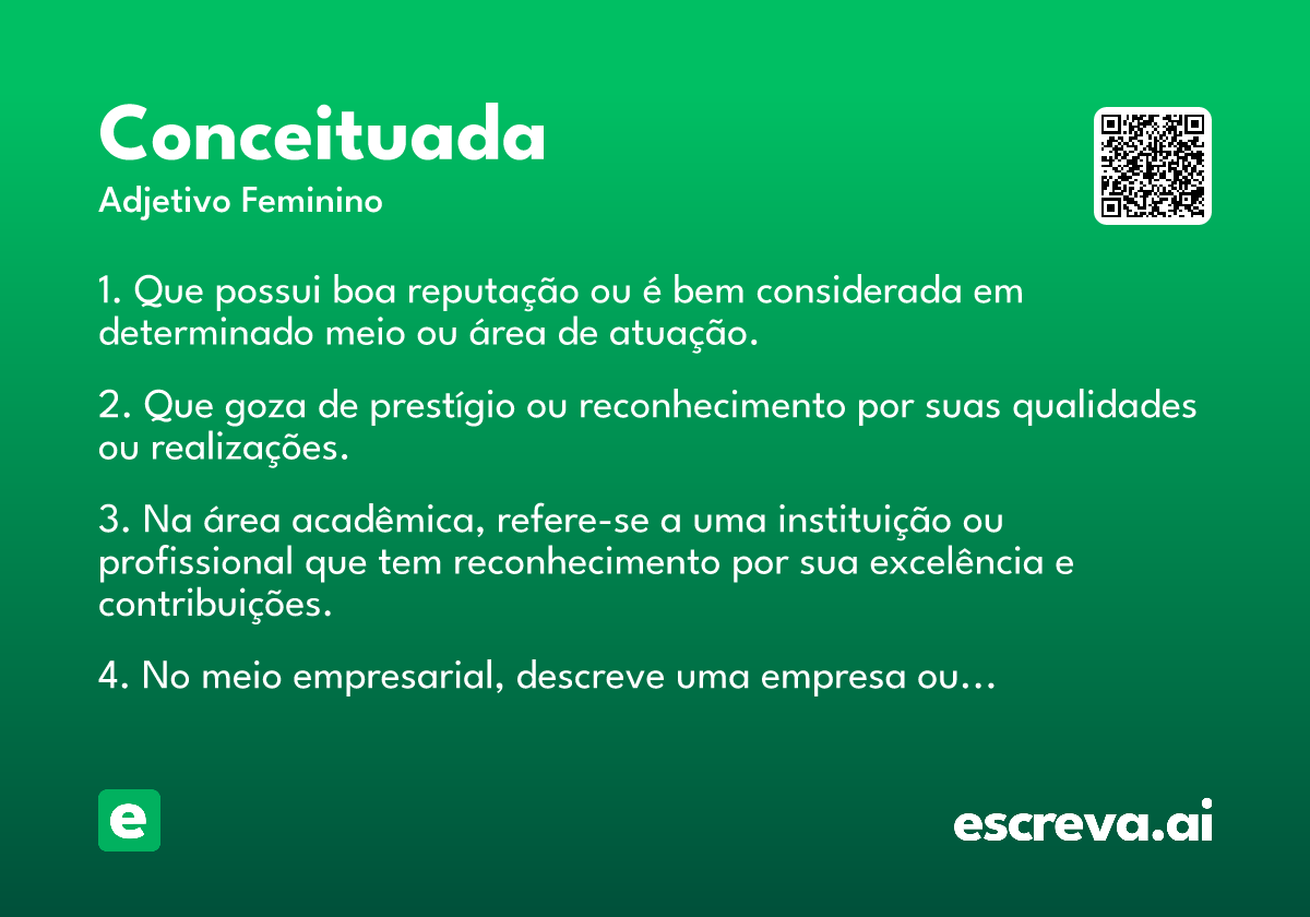 conceituada