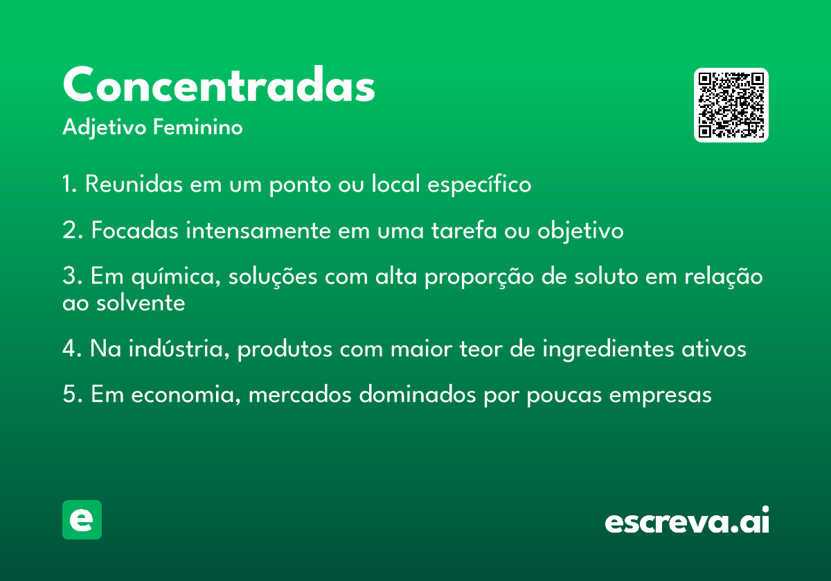 concentradas